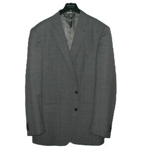 NWOT Men's Peter Millar 48T 48L Tall Long Sport Coat Light Grey Melange Weave